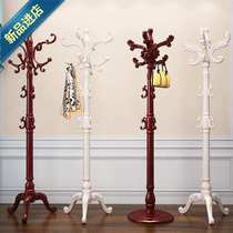 Solid wood clothes hanger simple household rack for hanging clothes storage artifact coat rack floor-standing in bedroom ◆New product◆