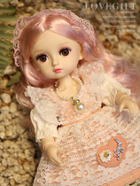 Little Oni Barbie doll toy set Girl princess simulation exquisite little doll small cloth mini dressup