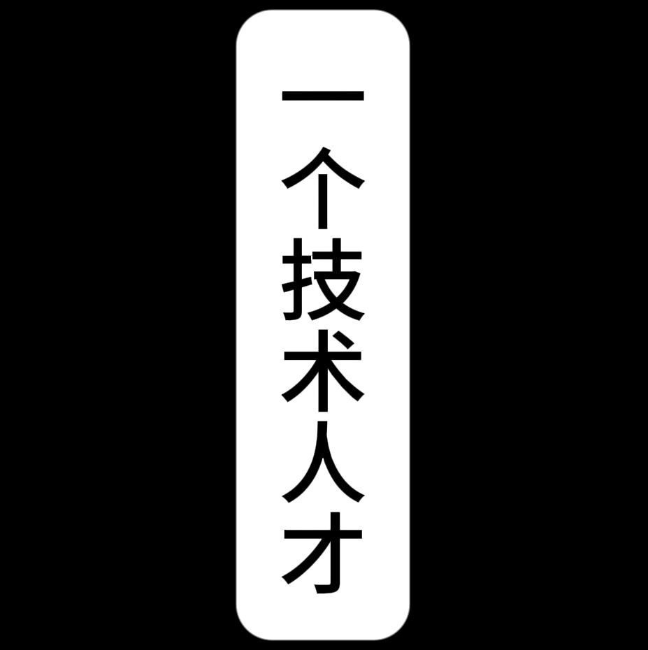 一个技术人才