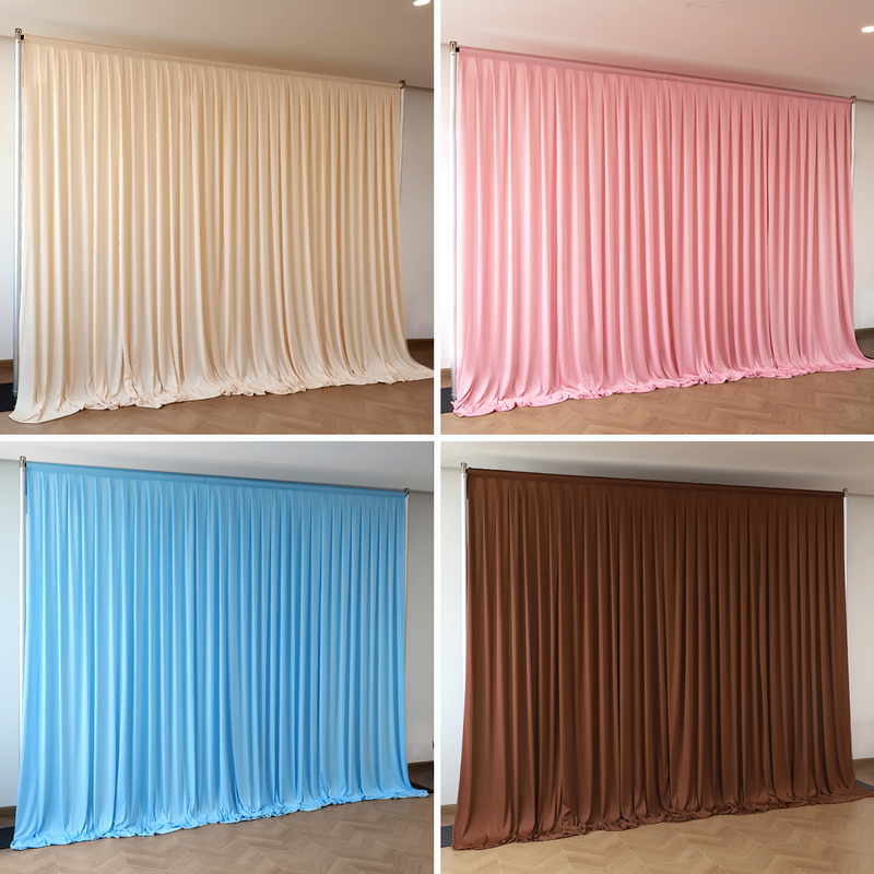 Wedding Backdrop Gauze Curtain Wedding Stage Curtain Drape Milk Silk Stretch Fabric Base Decoration Sandman Cloth Wedding Backdrop Gauze Curtain Wedding Stage Curtain Drape Milk Silk Stretch Fabric Base Decoration Sandman Cloth