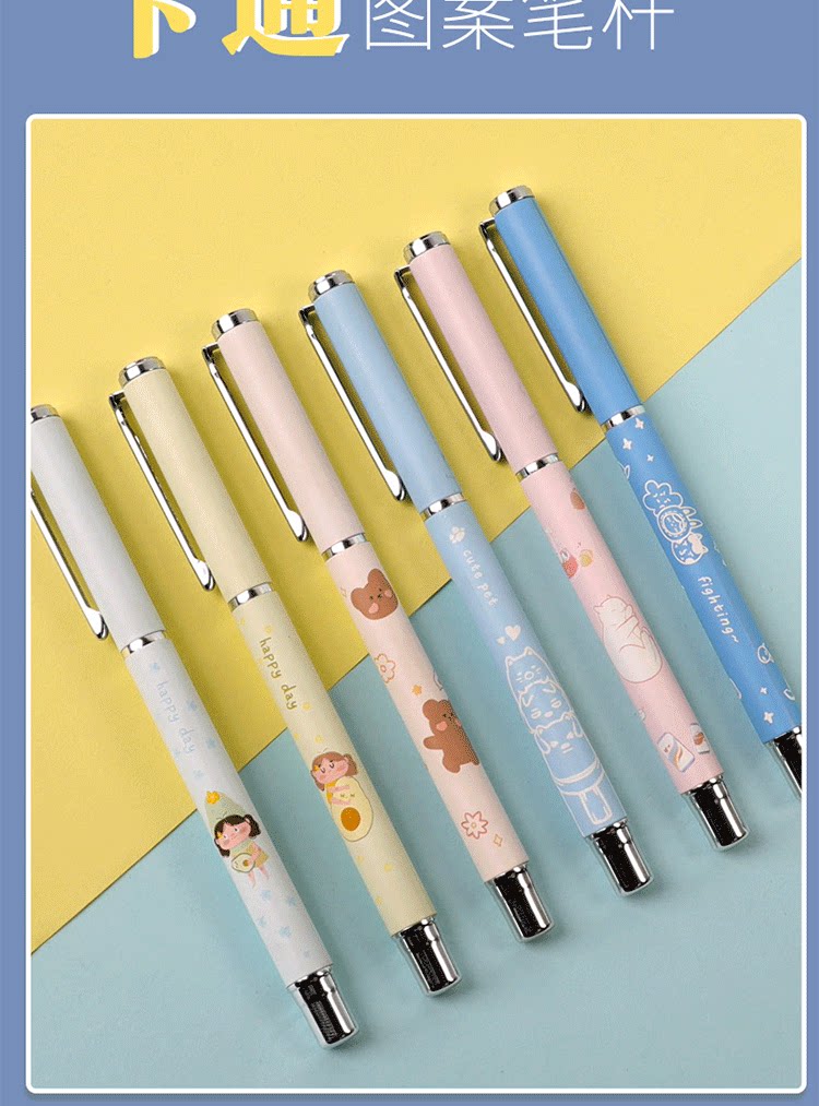 晨光钢笔小学生专用男女孩儿童可替换墨囊初学者练字钢笔小仙女可爱卡通包尖不易开叉三四年级配套墨胆依金笔详情2