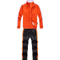 Junbu autumn and winter football uniform long-sleeved suit for men and women with customized printed sports training clothing JLD6801
