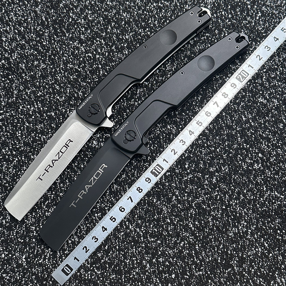 极端武力T-Razor折刀测评：锋利到能切风的户外神器！你确定不带它出门？-家用刀-淘宝好物网