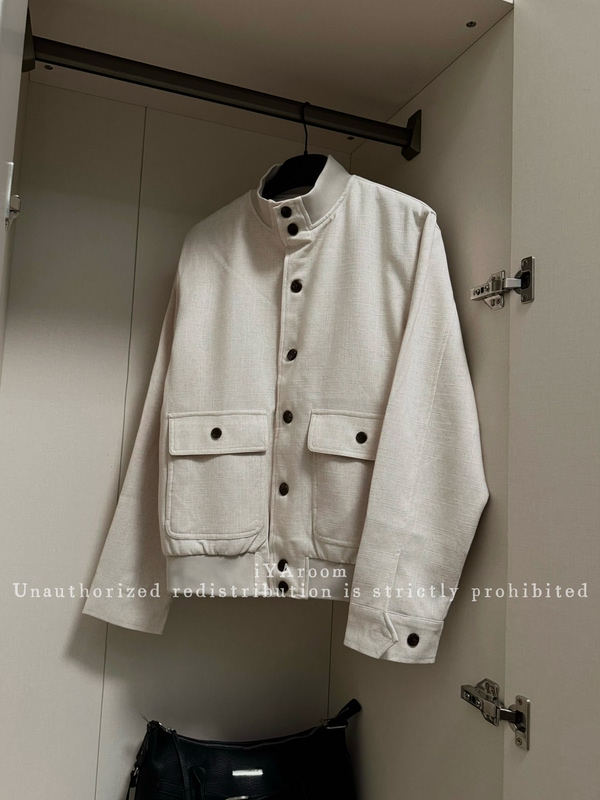 Iyaroom Jacket Linen Korean Style Coat High-Quality Casual Cardigan Coat Linen Blend Loose Top