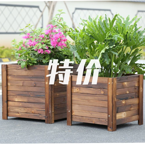 [Ссылки Berfia Welfare Clear Warehouse] Anti -Corrosion деревянная коробка на открытом воздухе балкон балкон балкон