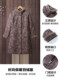 Yalu 2025 new winter style mid-length down jacket with stand collar and warm Chinese style embroidered fur collar jacket for middle-aged and elderly women