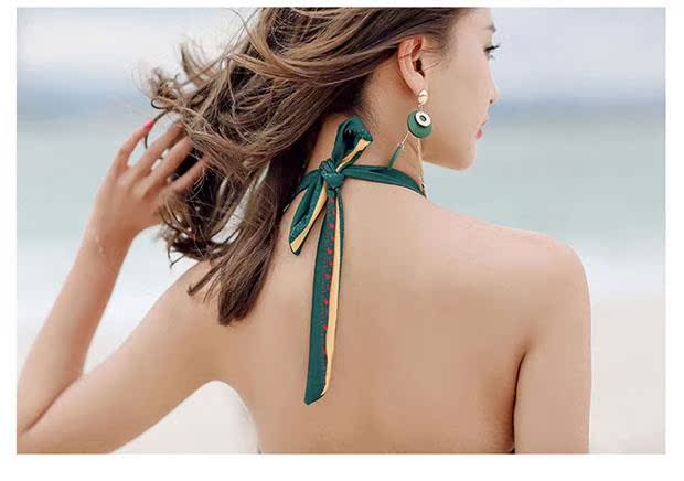 Cặp đôi đồ bơi mới 2019 Cặp đôi Hàn Quốc mẫu người mẫu gợi cảm đi biển đi biển - Vài đồ bơi đồ đôi đi biển cho nữ