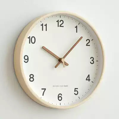 MJK Nordic clock clock living room Fashion Home silent creative personality clock simple hanging wall light luxury modern