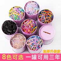 Leather fascia headwear children zhair hair head rope female baby hair ring rubber ring without injury a disposable leather gluten small hair rope 