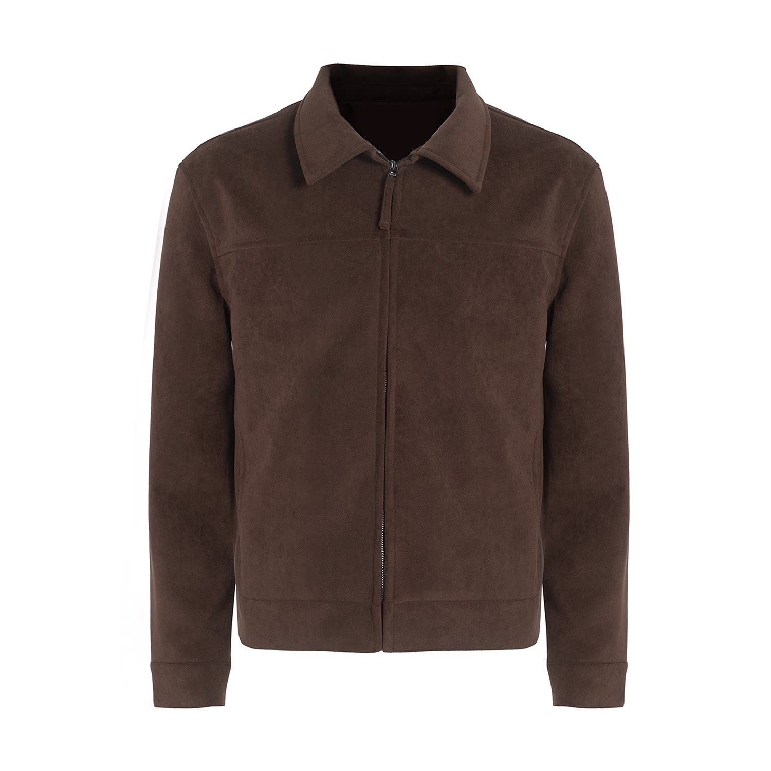 GANGURRU美式仿麂皮夹克磨砂高级感男士上衣户外翻领复古秋冬外套 5