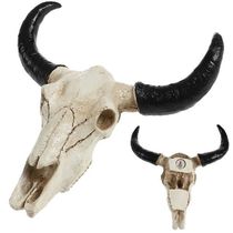 Long Horn Cow Skull wall Hailing Longhorn Steer 3D Creative