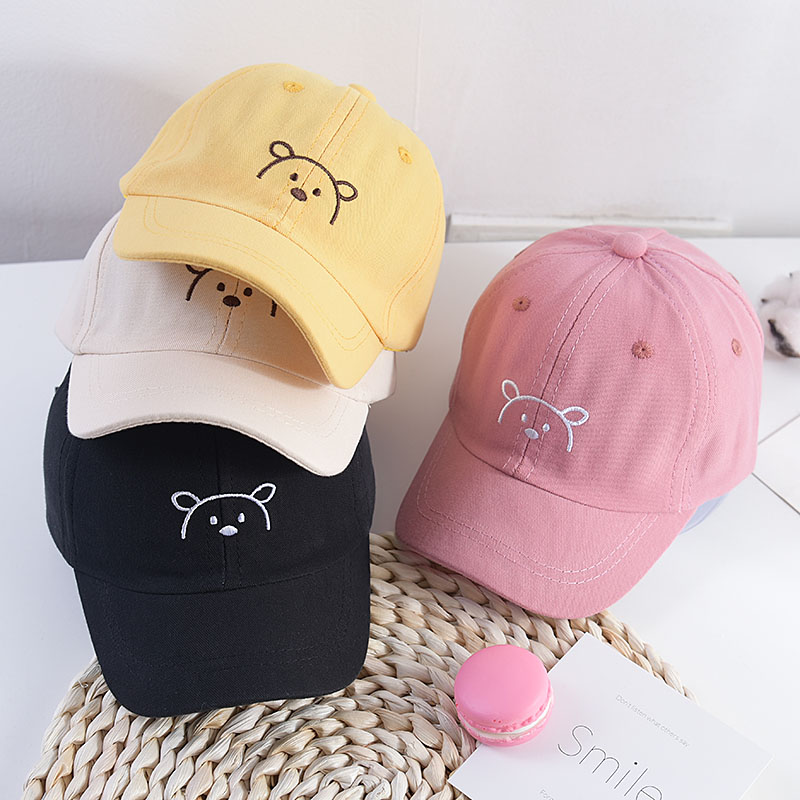 Children's hat spring and autumn thin style children's sunscreen visor hat boy baby duck tongue hat girls baseball cap autumn