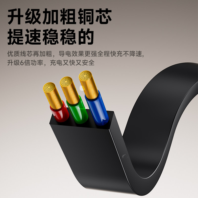 100W Super Fast Charging Retractable Data Cable, One-To-Two Flash Charging, Suitable for iPhone 17/16, Apple, Android, Honor Phones, Can Be Fixed, Car Charger, Type-C