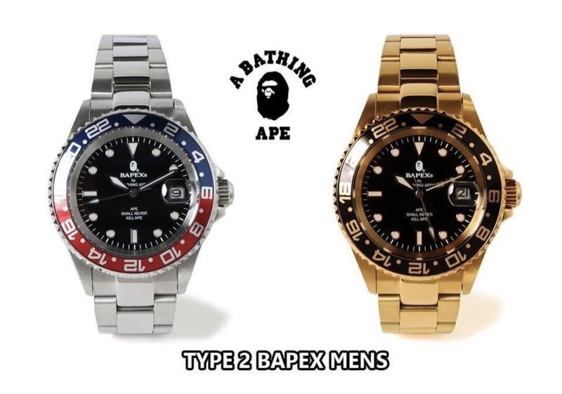 Bapex Type2 Watch, Gold-Tone, Light Luxury Trendy Brand, Ape Head, Ape Force, Mechanical Watch, Waterproof Bapex Type2 Watch, Gold-Tone, Light Luxury Trendy Brand, Ape Head, Ape Force, Mechanical Watch, Waterproof