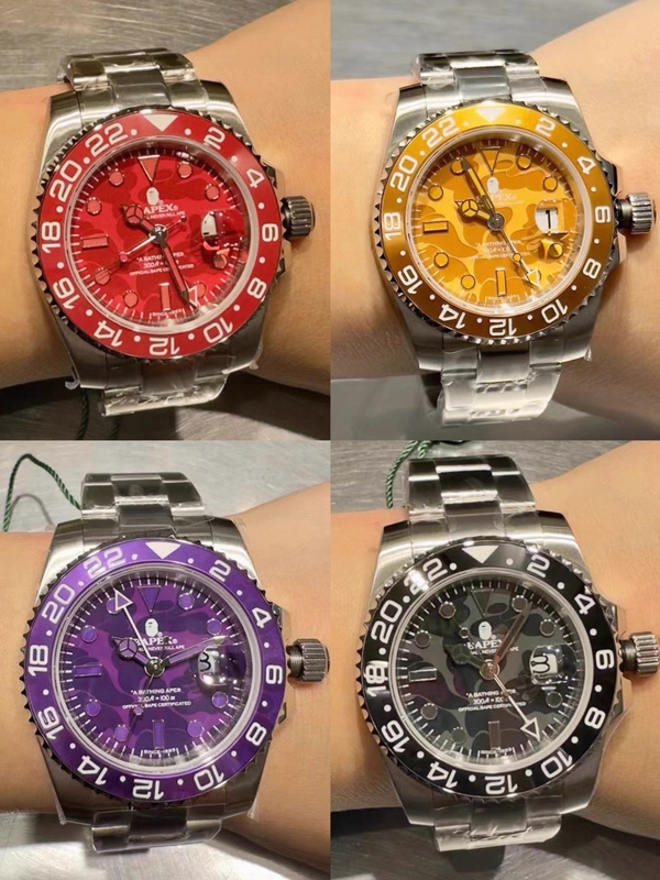 Ape Shall Never Kill Ape Bapex Type4Bape Camouflage Plate Light Luxury Trendy Brand Ape Force