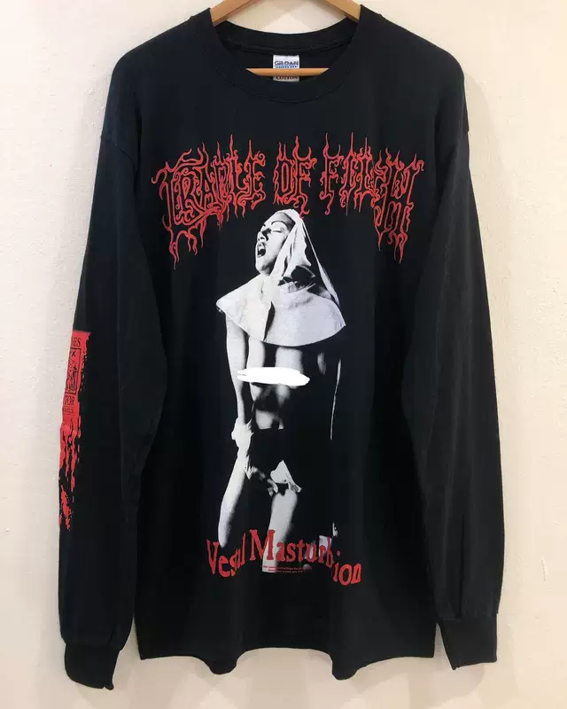 Американская древняя винтажная death metal группа рок хип-хоп длинным рукавом футболка декадентский ветер ретро готика