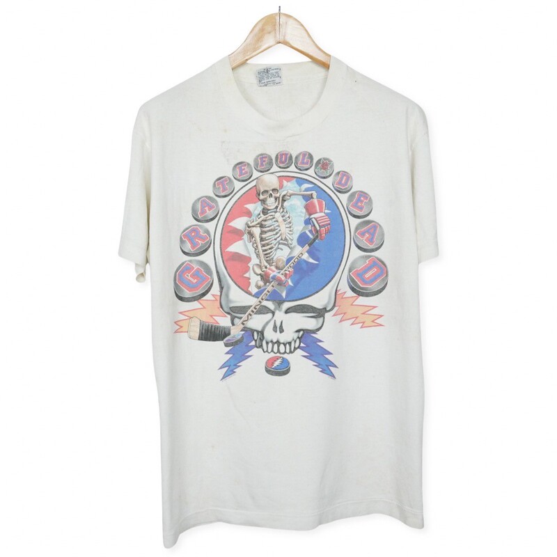 American Vintage Grateful Dead Retro Casual Simple Loose Short-Sleeved T-Shirt