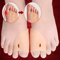 Silicone big foot bone thumb valgus orthosis appliance toe bending toe splitter high shoes for men and women can wear shoes day and night