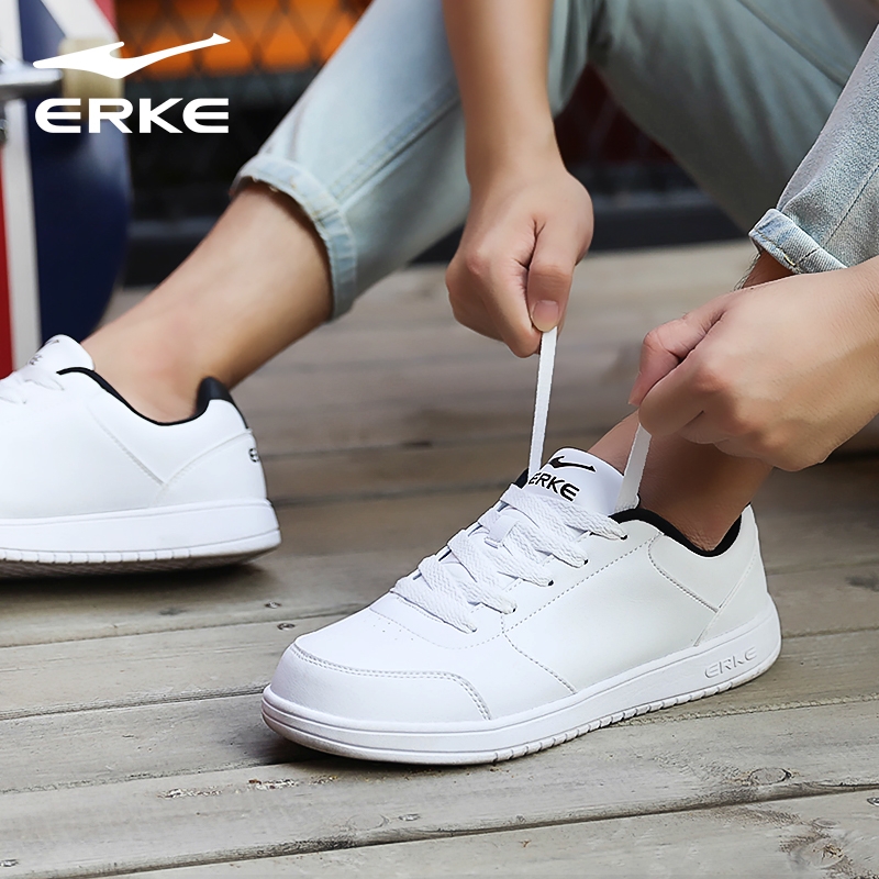 Hongxing Erke men's shoes board shoes small white shoes 2019 autumn new sports shoes men's casual breathable skateboard shoes