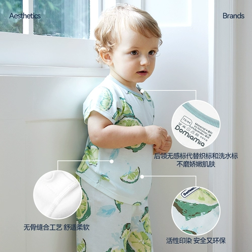 Тонкая летняя пижама подходит для мужчин и женщин для девочек, тонкие нарукавники, комплект, подходит для подростков, короткий рукав