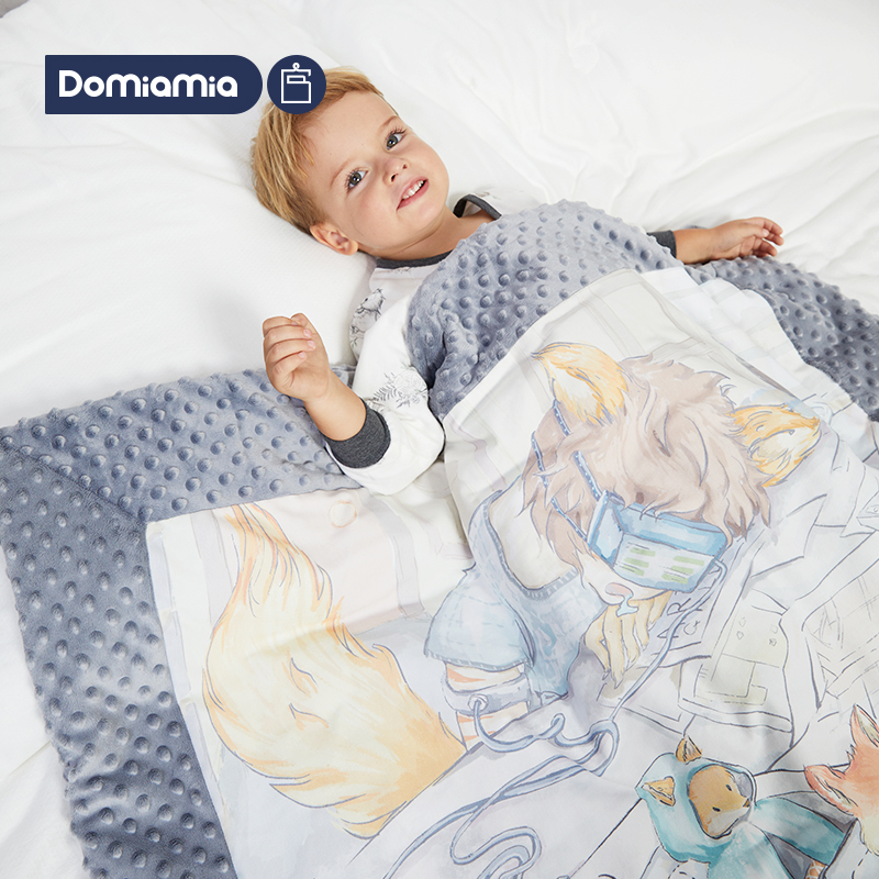 Domiamia Domia Newborn Baby Comforting Doudou Blanket Autumn and Winter Baby Kindergarten Nap Hold Blanket