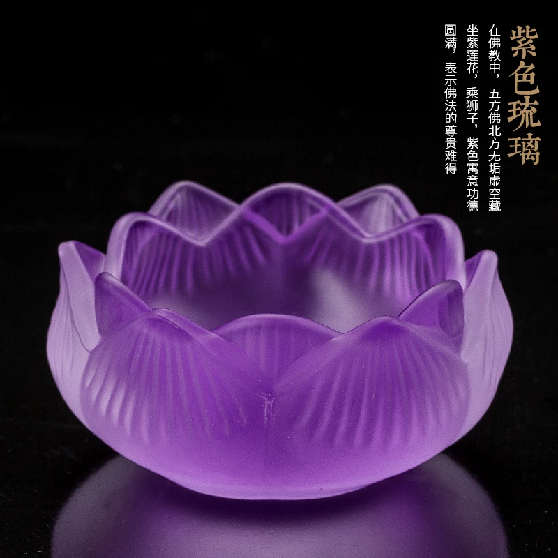 Кристальная стеклянная candlestick ветрозащита для семьи imitation glazed прозрачная свеча стол для Будды поставить свечу лотос аромат свечи подиум