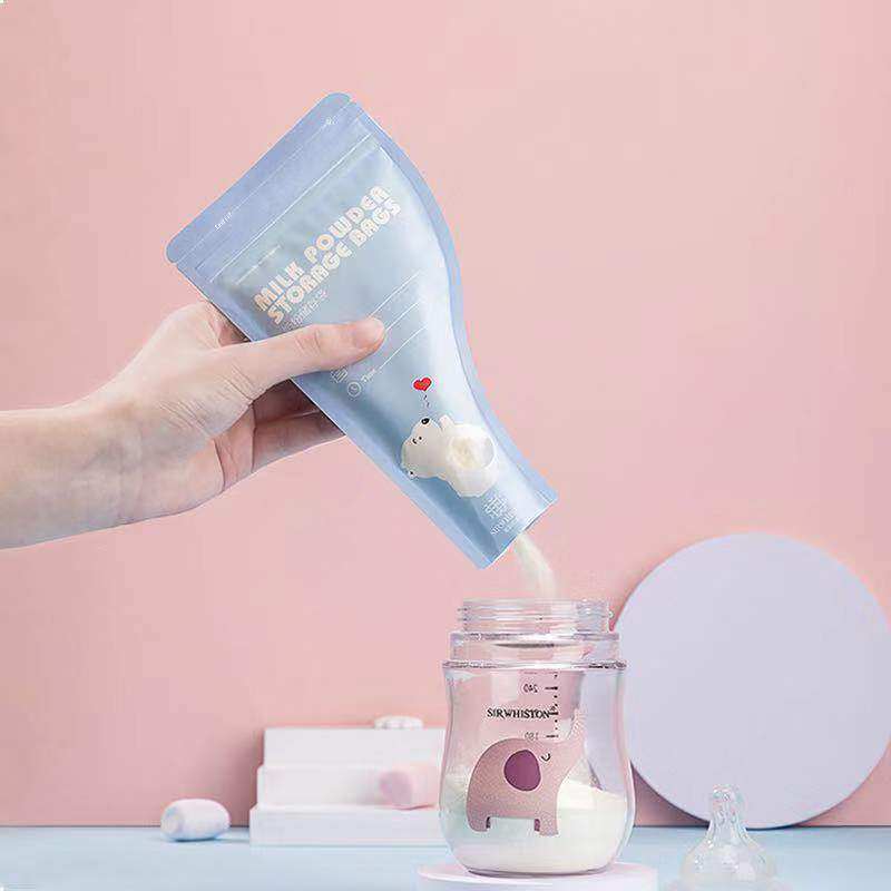 Milk powder bag portable disposable adult baby milk powder go out carrying bag small-capacity milk powder storage bag sealed small - Taobao