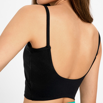 lulu sports vest minimalist sexy harness jacket with vest 2022 spring and summer new yoga vest beauty harness chest cushion
