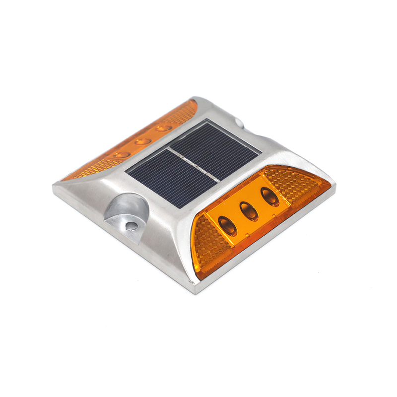 New Solar Road Stud Lights Highway Cast Aluminum Ground Underground Lights Garden Lights Strobe Lights Reflective Led Warning Lights