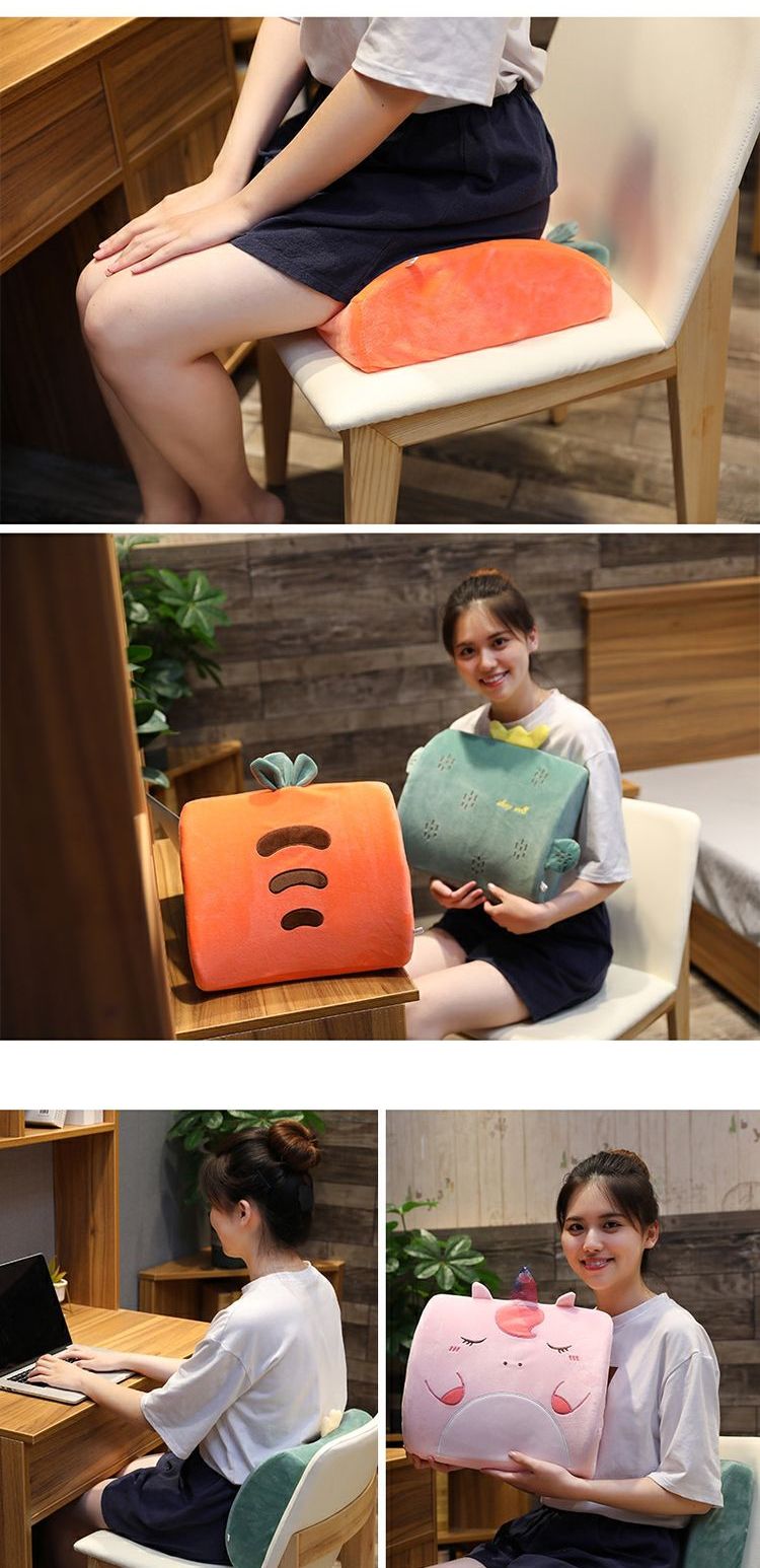 Eo đệm gối xe thắt lưng hỗ trợ bộ nhớ văn phòng cotton thắt lưng gối ghế lớn lưng đệm - Trở lại đệm / Bolsters ghế lười sofa