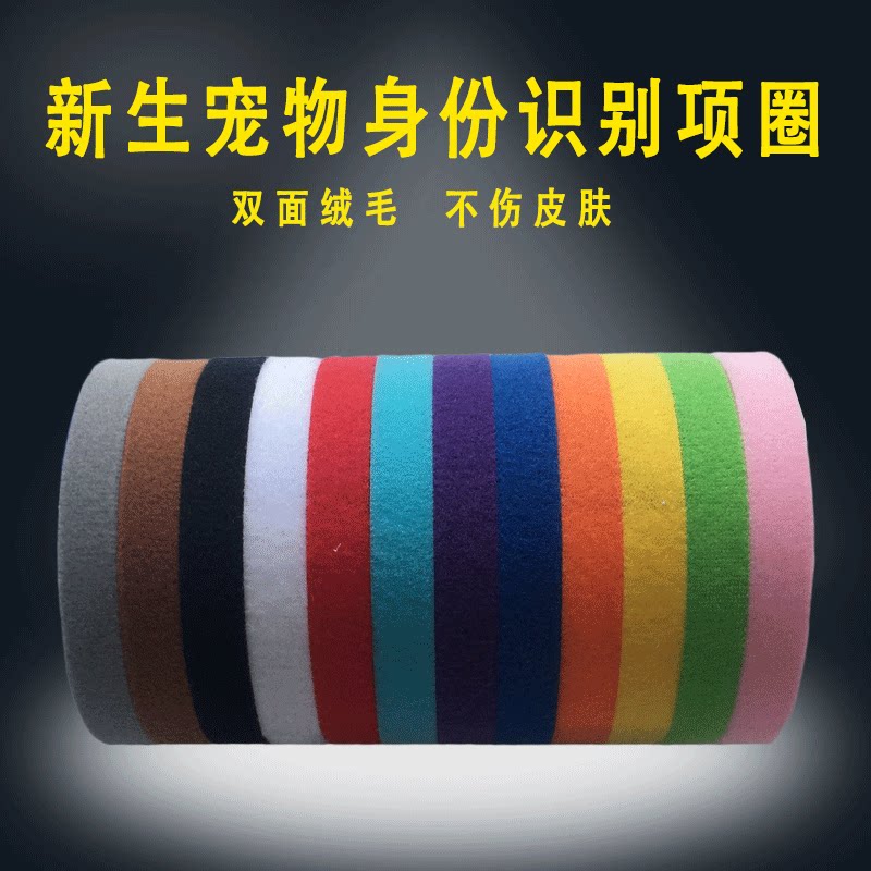 Newborn kitten and puppy identification with collar pet birth mark classification identity with newborn pet collar