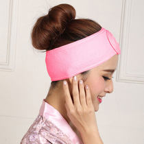 Korean hair band for short hair face wash temples styling anti-warping headgear mens and womens headwear hair styling fixed headscarf