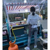 Electric tricycle modified stall special snack rack fried skewers barbecue rice balls pancake rack braised candied haws