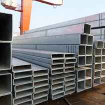 (Rectangular tube) galvanized rectangular tube 20*60 hot-dip galvanized square tube 30*70 galvanized rectangular tube 40*120