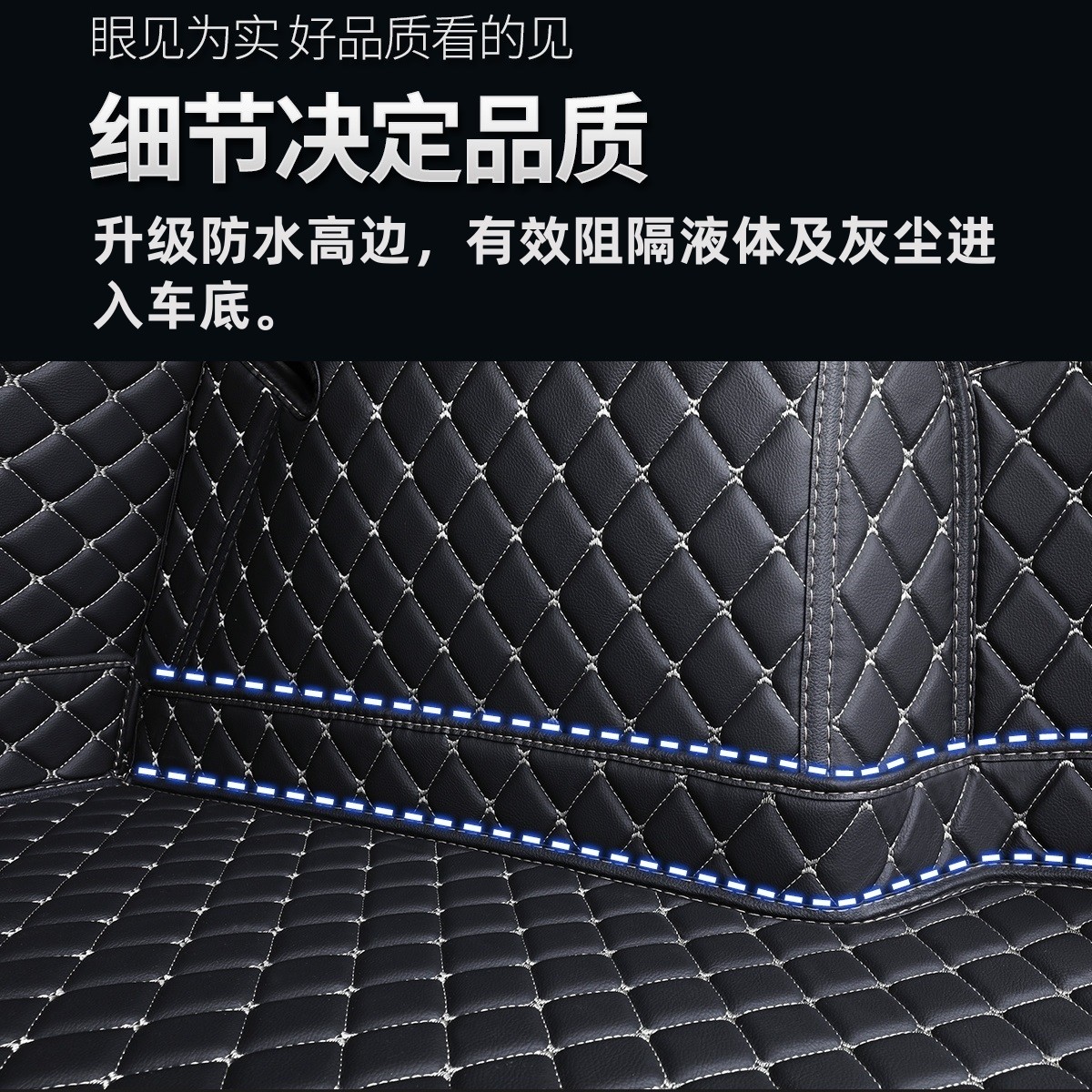 2025 New High-Edge Waterproof Special Trunk Mat 2026 Car Full Surround Trunk Mat Thickened 26 Supplies