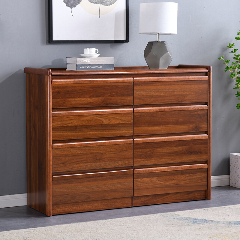 Chinese solid wood frame five bucket cabinet Living room Sitting Room Containing Cabinet bedroom drawer cupboard leaning against wall Eight closet Light Extravagant