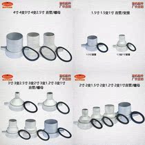 Gasoline pump self-priming water pump accessories aluminum nut 4 inch 3 inch 2 inch 2 5 1 2 1 5 1 inch straight pipe change connection