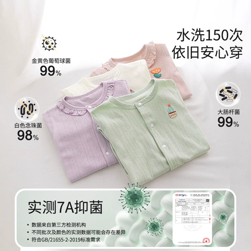 Детский летний тонкий комбинезон для новорожденных, хлопковая летняя одежда для младенца подходит для мужчин и женщин для девочек, короткий рукав