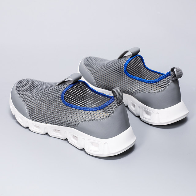 45 ພາກຮຽນ spring men's hollow mesh clogs 46 large size 47 outdoor 48 sports and leisure wading sandals fashion men's fashion