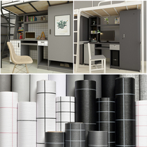 ins gray 10m wallpaper wallpaper self-adhesive waterproof bedroom male and female dormitory cabinet desktop furniture renovation sticker