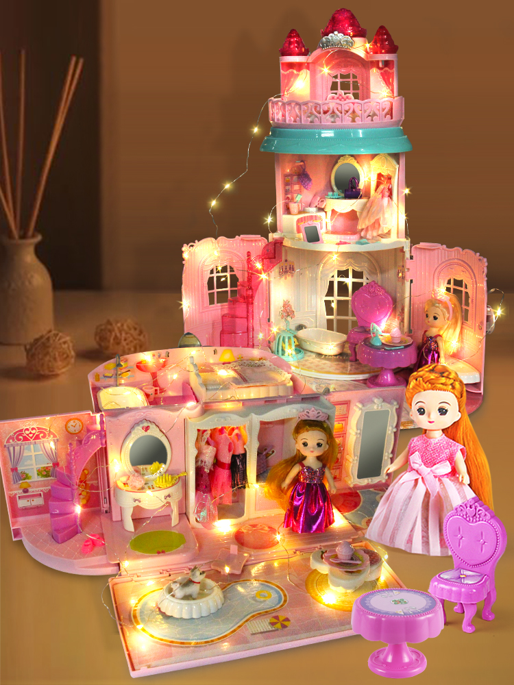 Doll House Toys for girls 3-4-6 year old little girl Castle Princess Children New Year 8 Birthday gifts 10 little girls