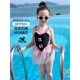 2026 New Girls Swimsuit Princess Style Suspender One-piece Children's Ins Baby Girl Vacation Cute Swimwear