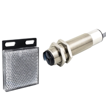 M18 photoelectric switch mirror reflective type FTL-182MNO retro-reflective photoelectric sensor switch with reflector