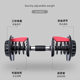 Snd Schneider Quick-Adjust Dumbbells for Men, Adjustable Weight, 24 Kg, 39 Kg, Pure Steel, Pair