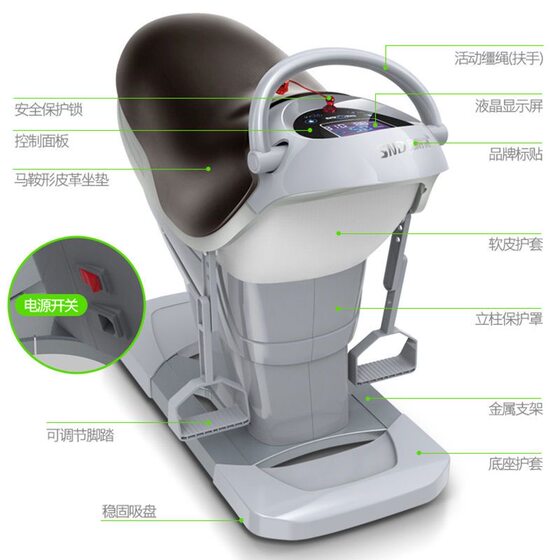 Snd Official Genuine Horse Riding Machine Fitness Equipment Electric Horse Riding Machine Home Use Equestrian Fitness Equipment Weight Loss and Slimming