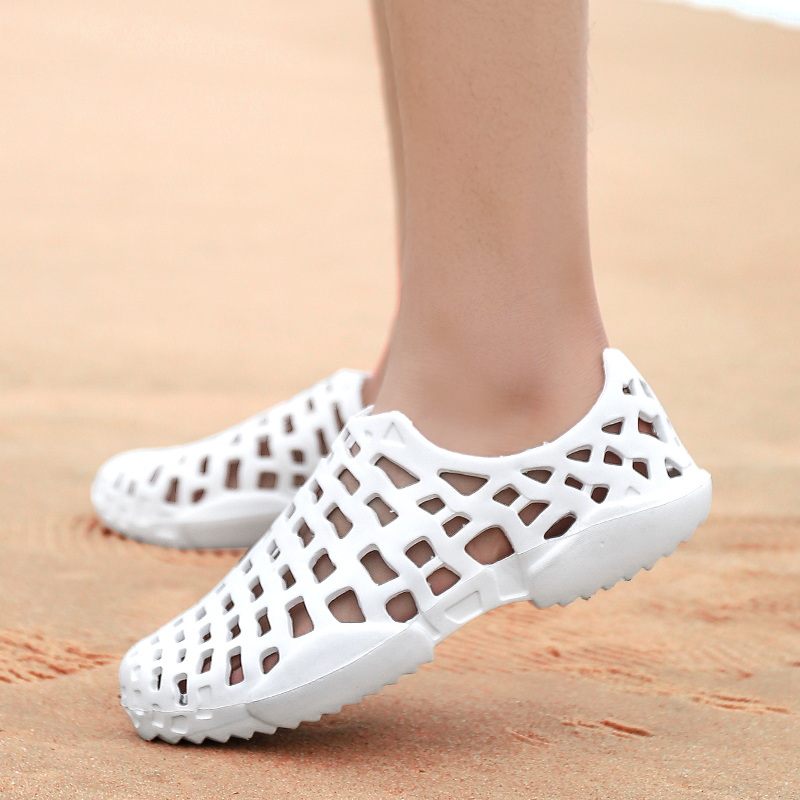 8033 White & Standard YardsQuick drying Wading shoes male Upstream shoes light Men's and women's shoes ventilation non-slip outdoors Amphibious shoes Beach shoes male
