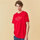 [Очистка] Zandanu T -Frish Men's Men's Fun английская печать с коротким рукавом простые мальчики T -Fork 13090208