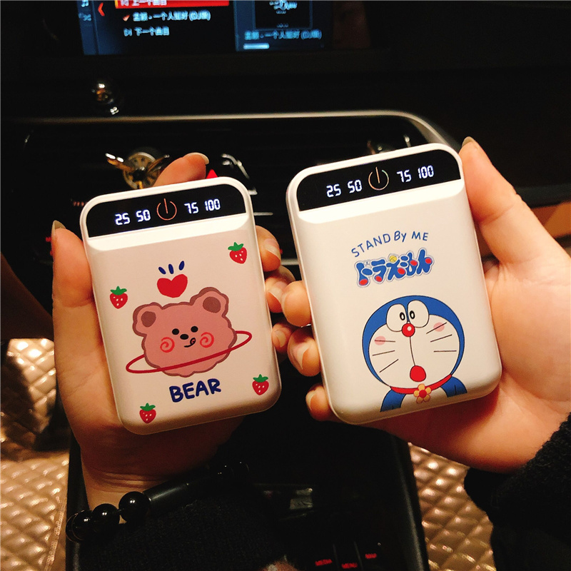 Fast charging 20000 mA large capacity mobile charging portable ultra-thin mobile power supply cute cartoon super cute female universal