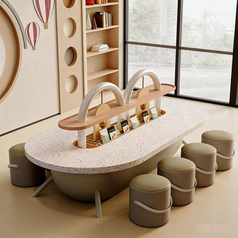Children's Craft Table, Reading Table, Spaceship Table, Painting Table, Early Education Center Table, Kindergarten Play Area, Sales Office Mezzanine