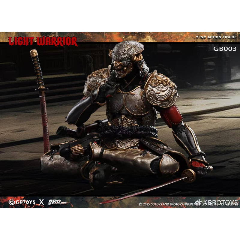 【Batbear】In Stock Brotoys 1/12 Iron Fist Light Samurai Jiguang Action Figure